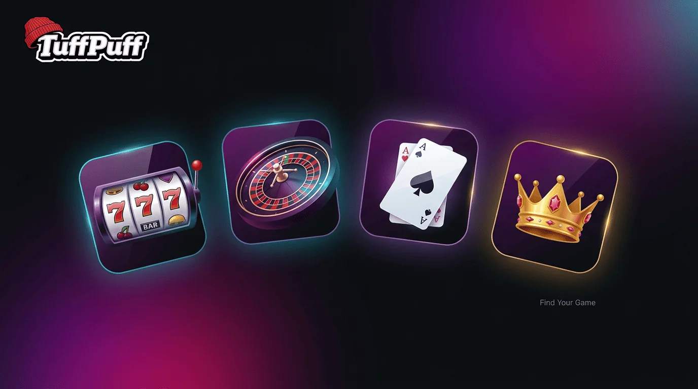 Spieler entdeckt beliebte Spielautomaten in der Casino-Lobby